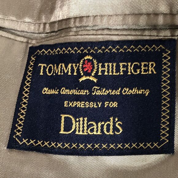 Vintage Tommy Hilfiger Houndstooth Blazer 44L Three-Button USA Union Academia - Picture 9 of 14